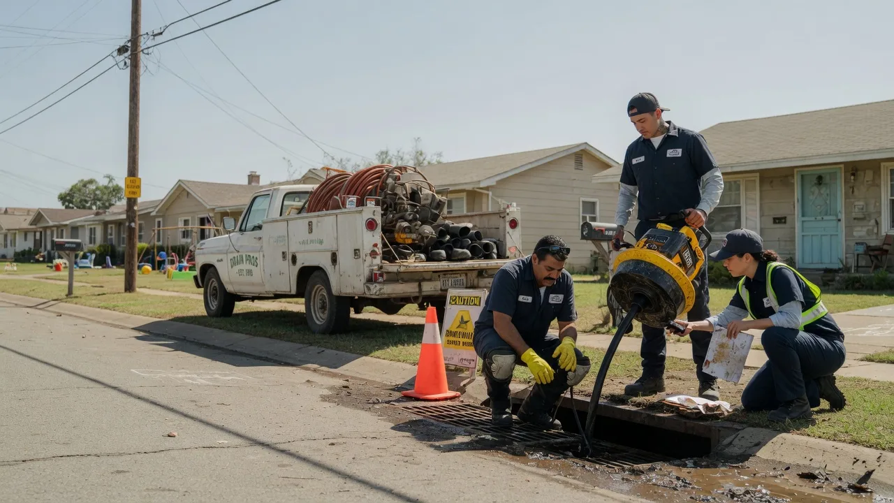 Drain Cleaning in Winfield, TX near me